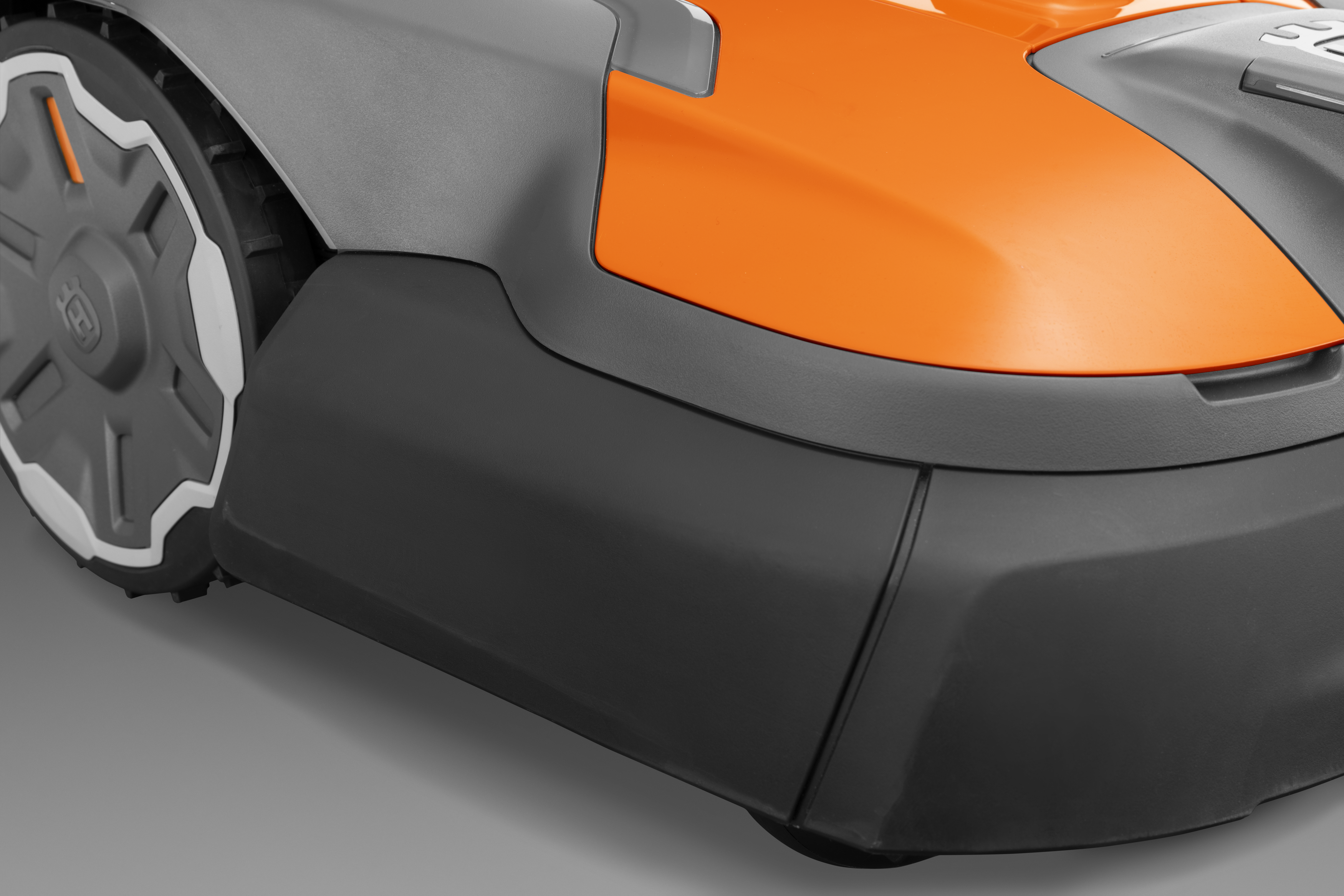 Rubberised front bumper