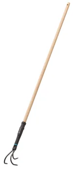 Griffe piocheuse 9 cm PureLine manche bois FSC et dents acier - vue 2