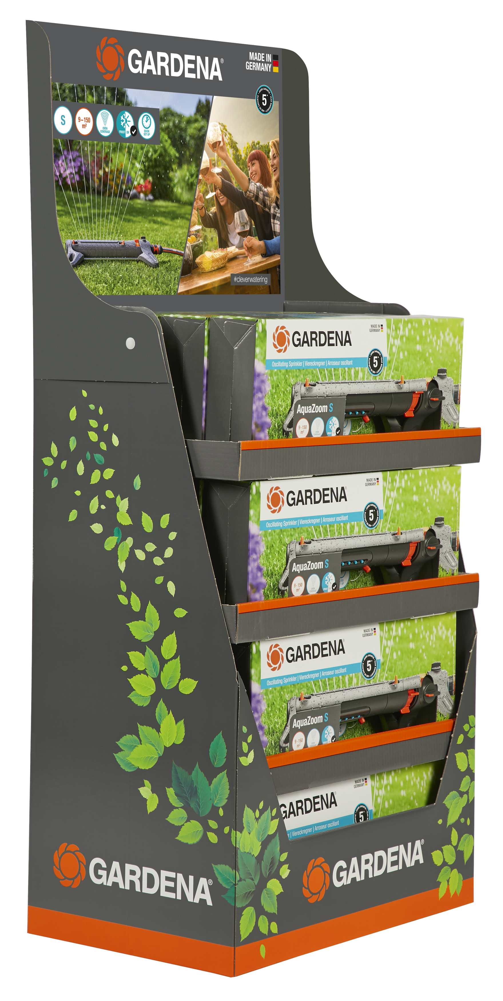 Oscillating Sprinkler AquaZoom S Display