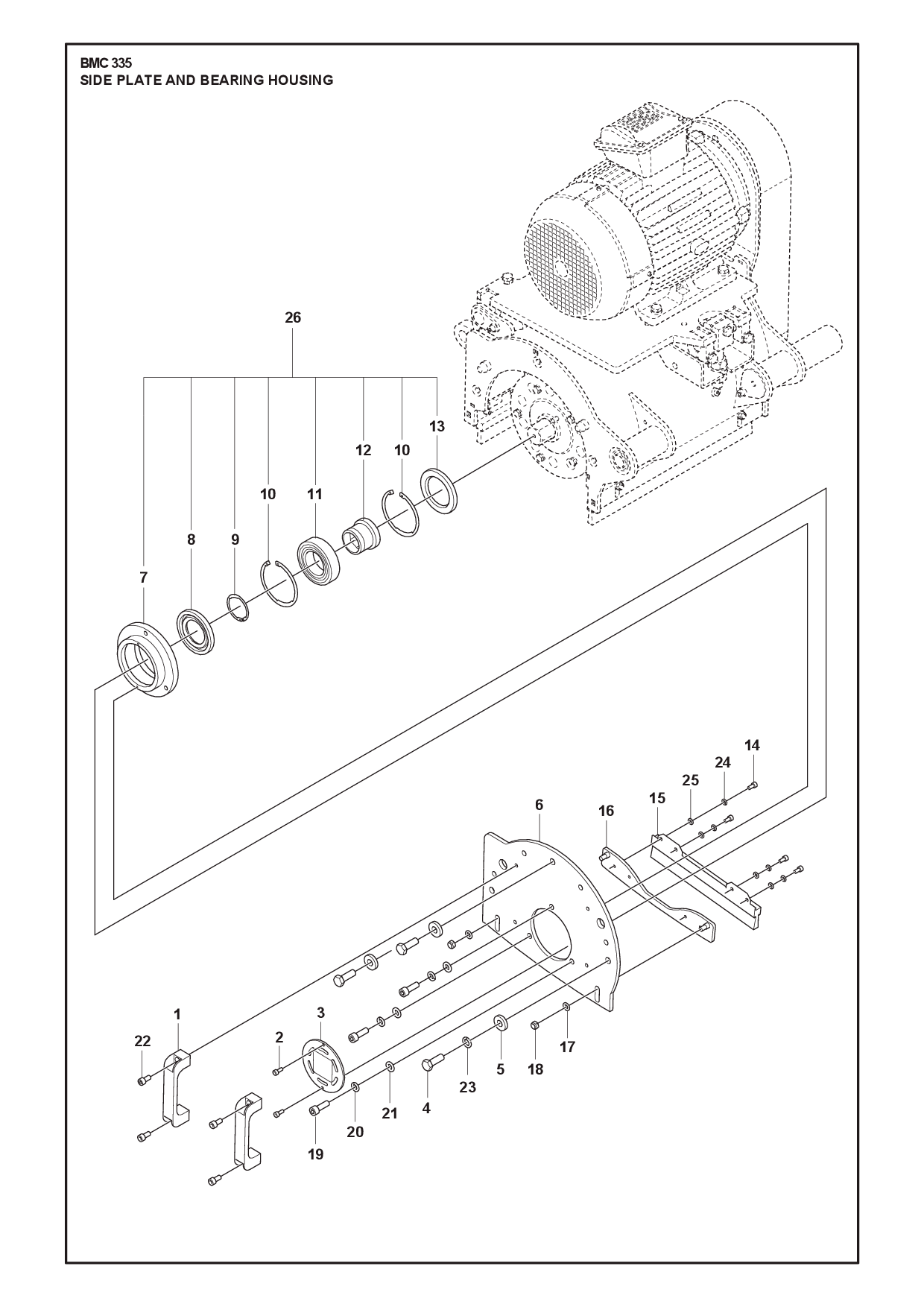 BEARING HOUSING diagram