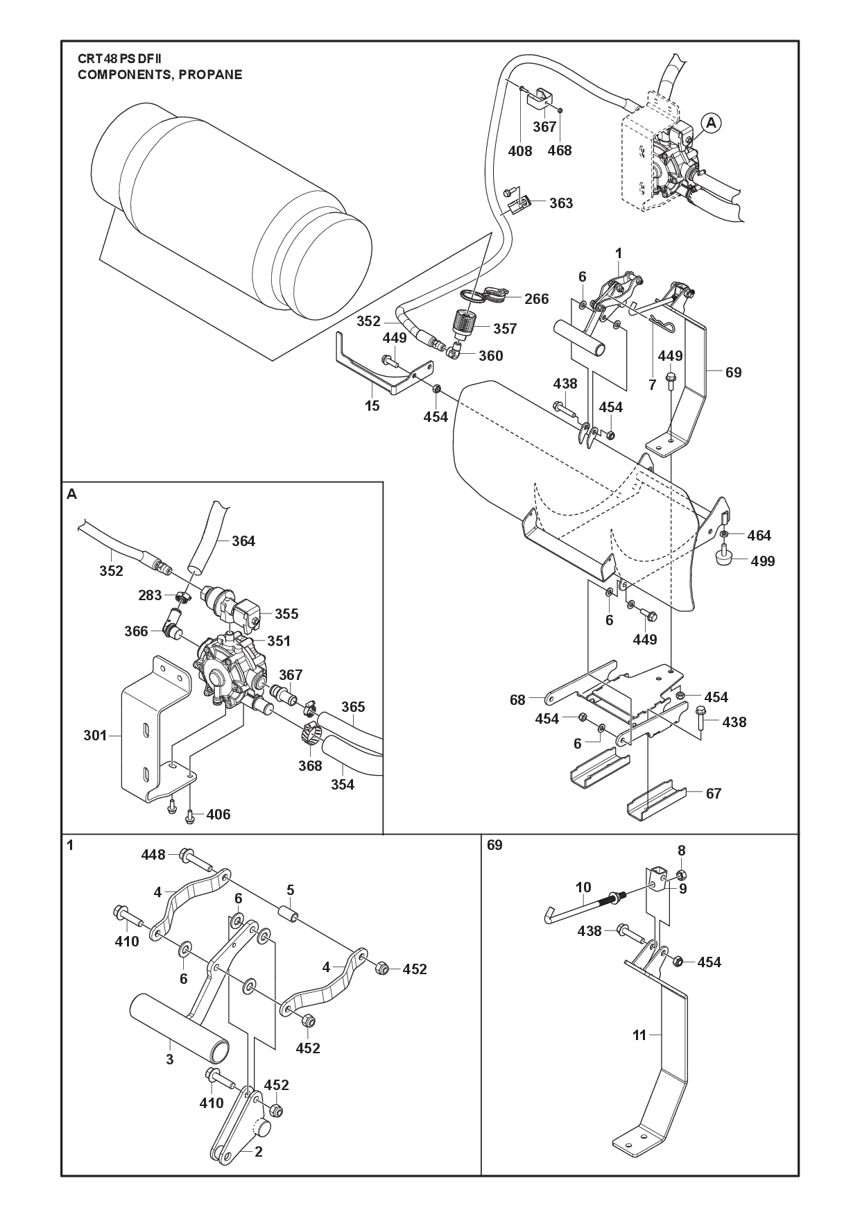 COMPONENTS, PROPANE diagram