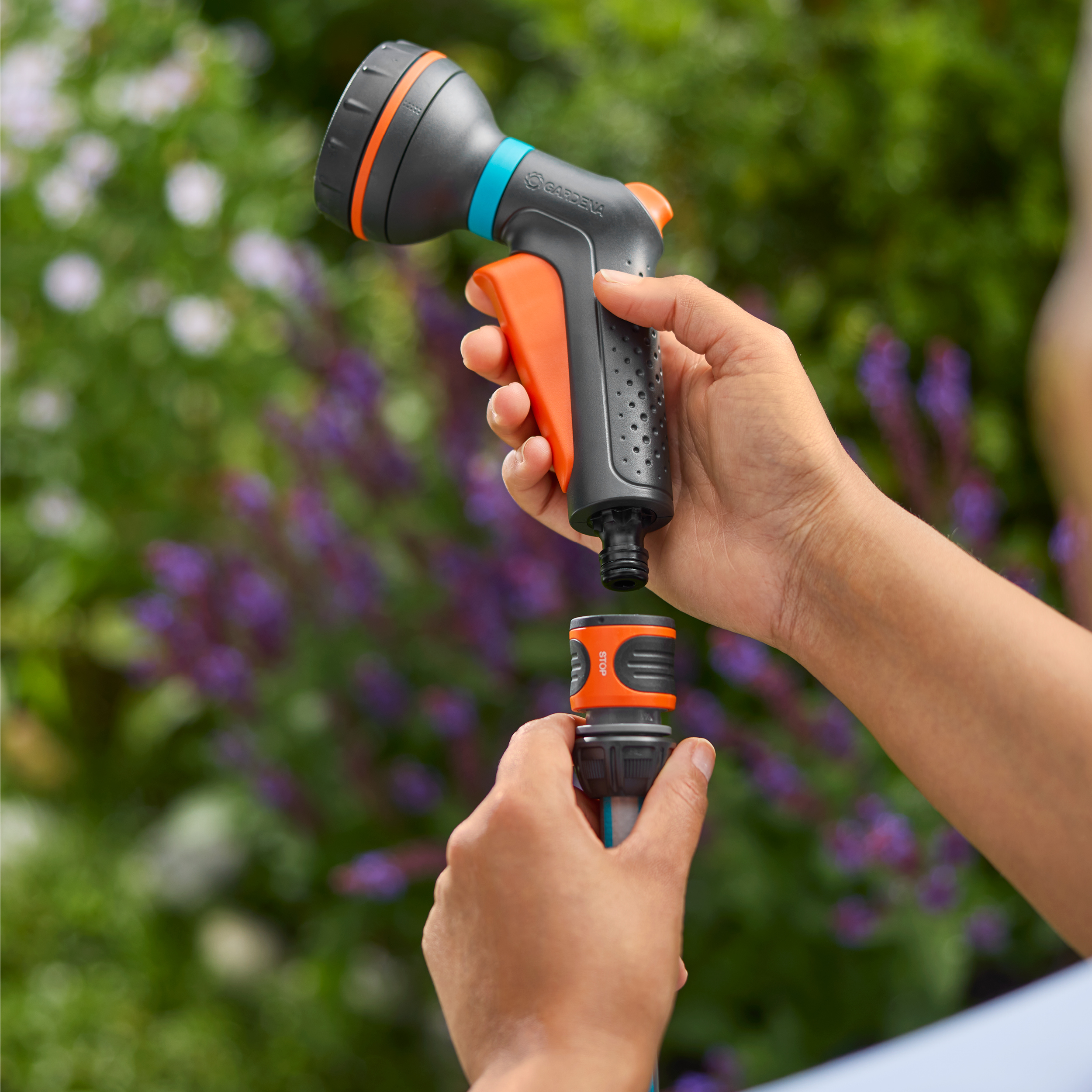 Startsett Classic Vanningspistol 4 str&aring;ler Display, Munnstykker og dyser