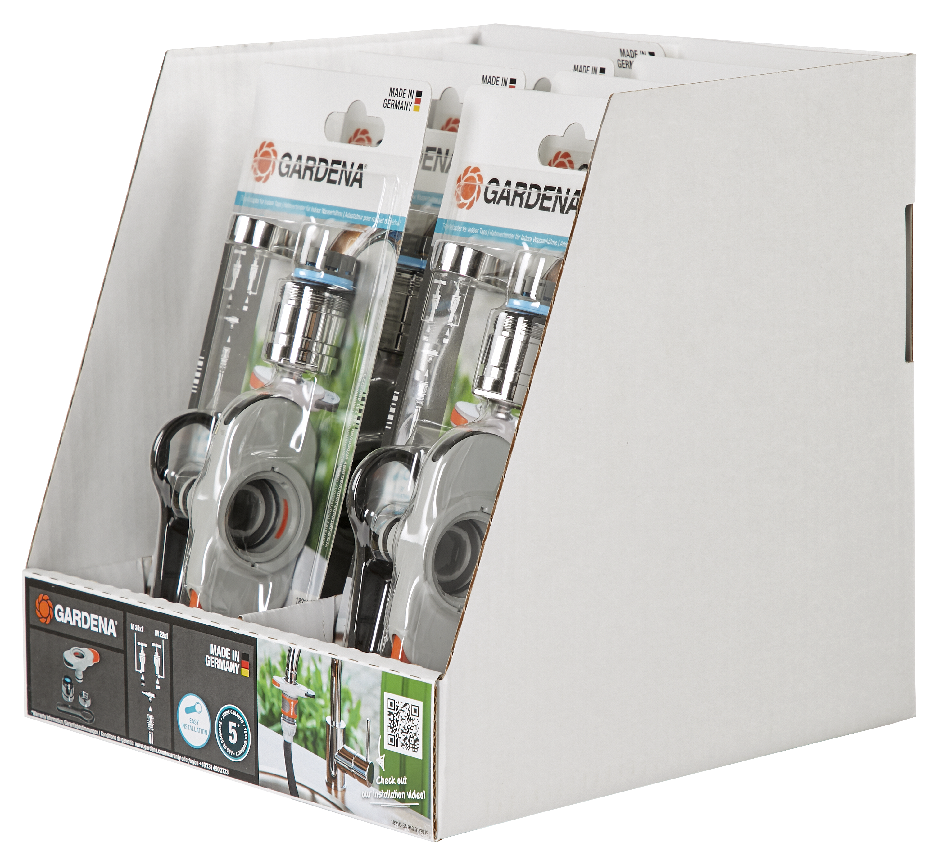 Adapt&eacute;r pre vn&uacute;torn&eacute; vodovodn&eacute; koh&uacute;tiky