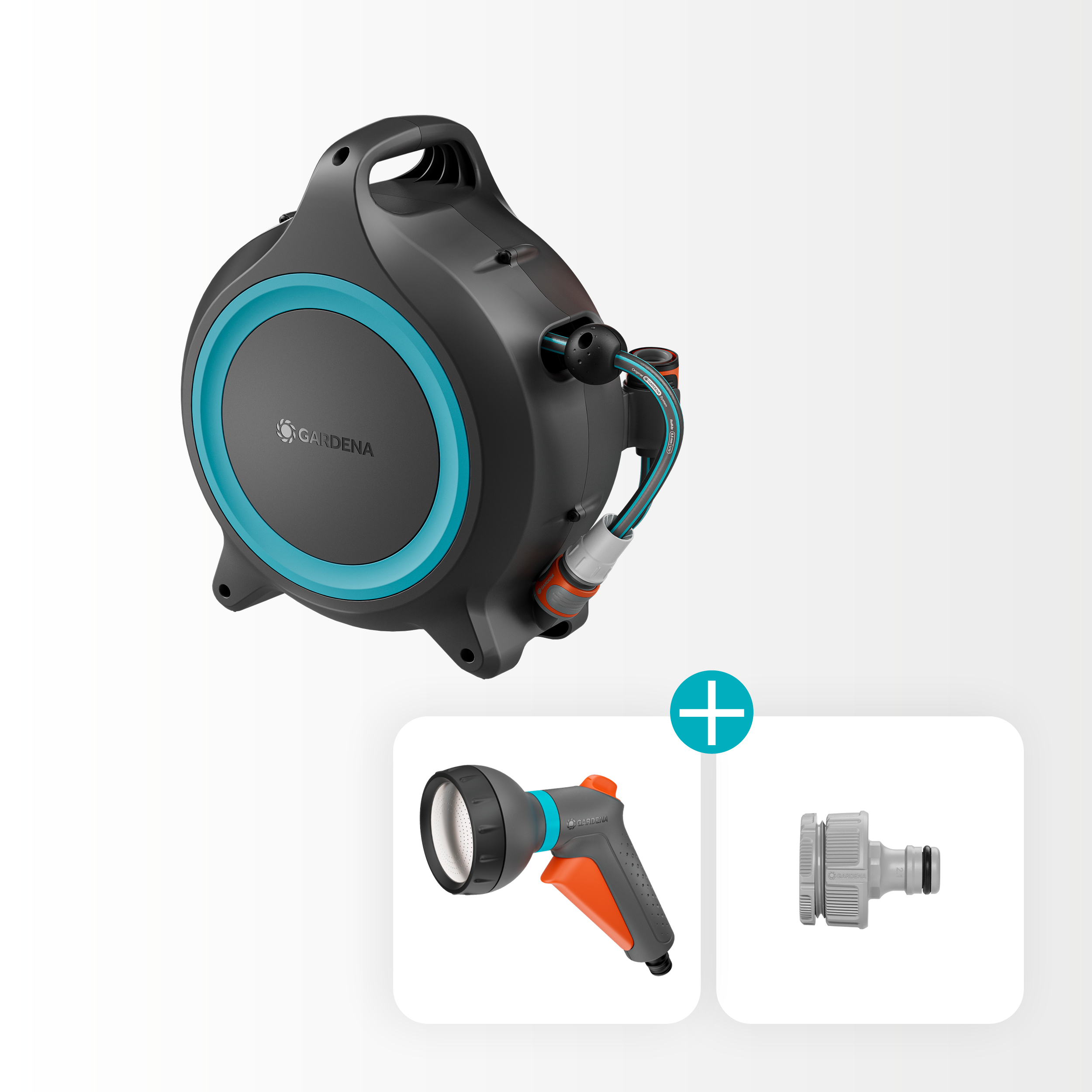 D&eacute;vidoir portable MoveMatic, Stockage de tuyau