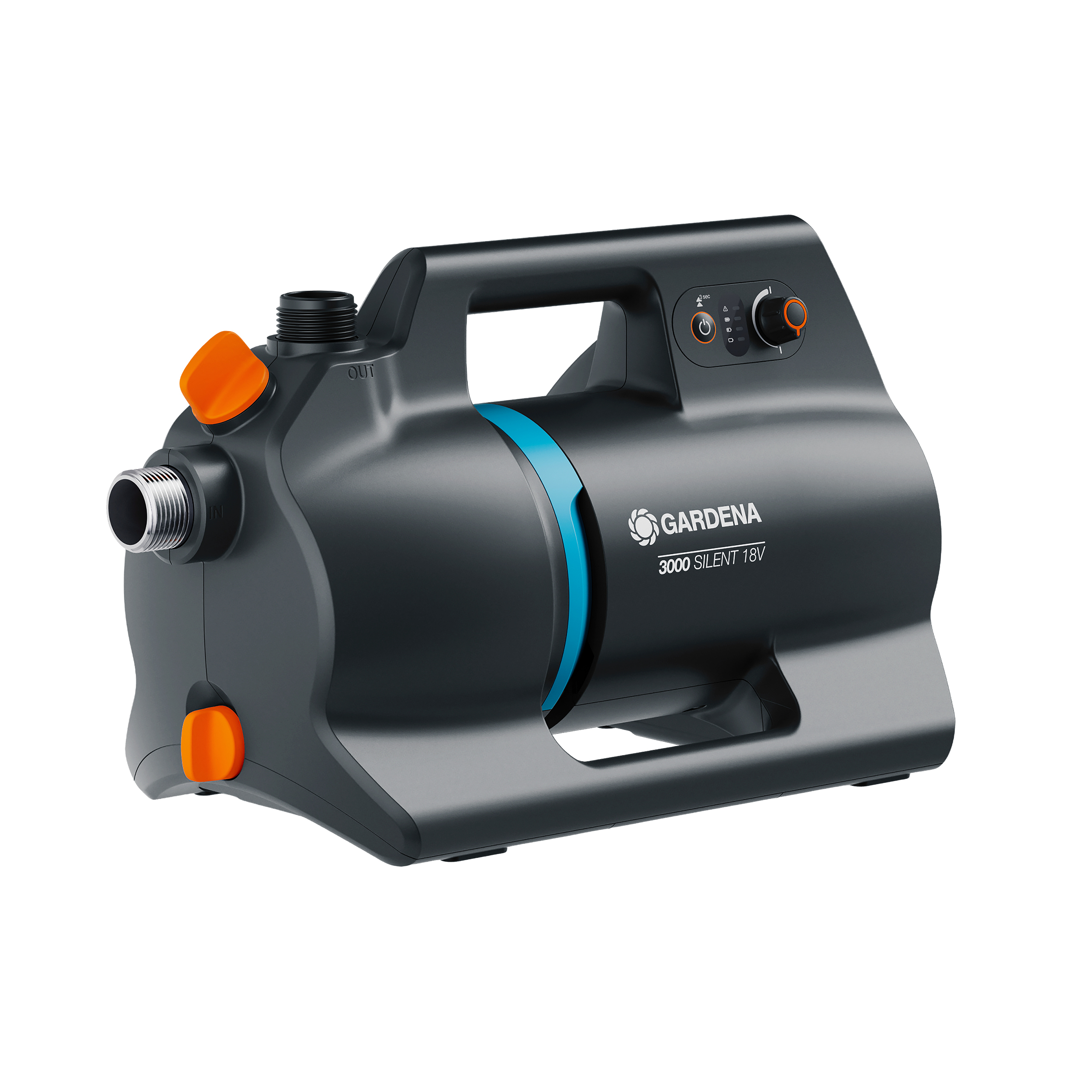 Pompa da Giardino a Batteria 3000 Silent 18V P4A Solo, Pompe