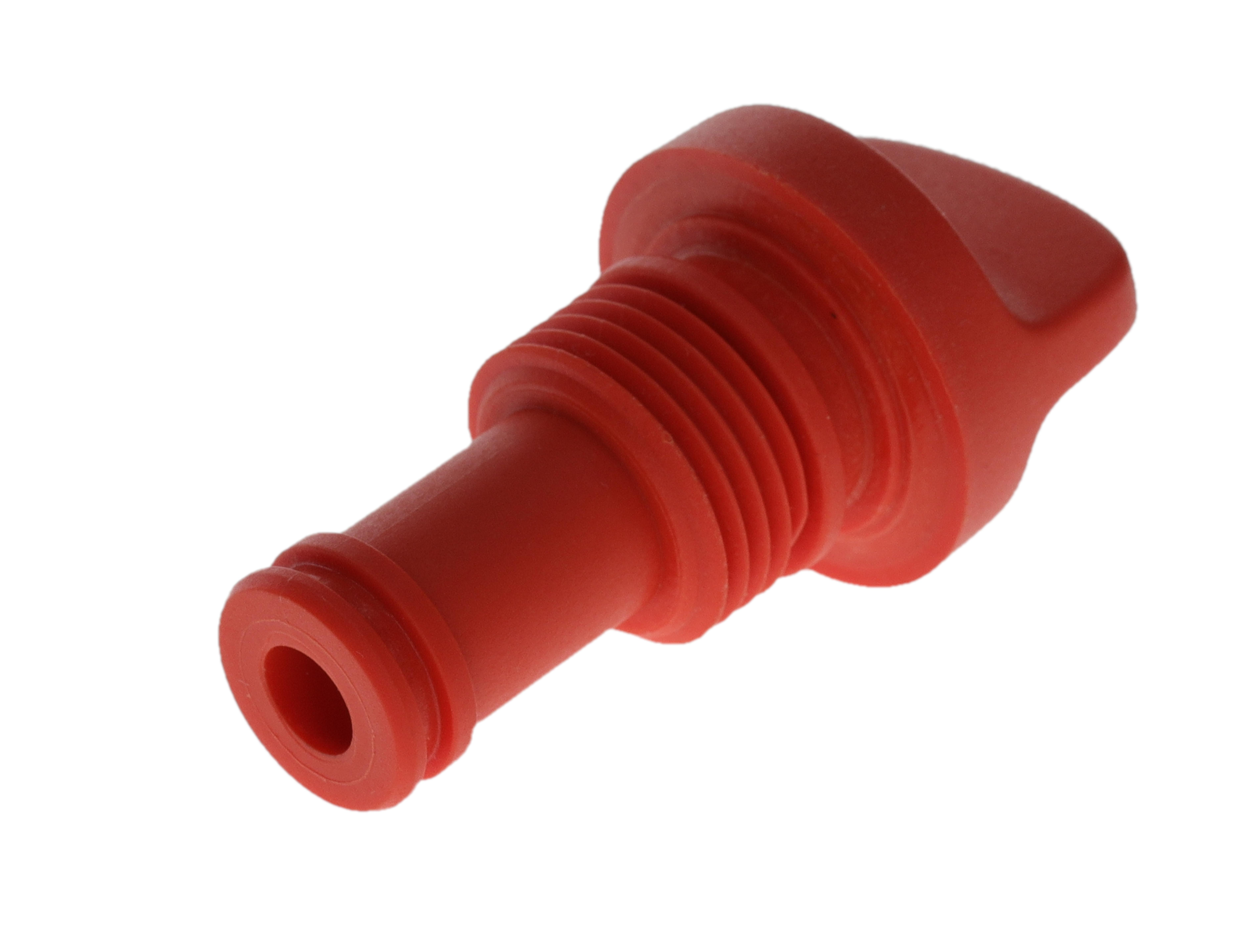 Afsluitingschroef, rood