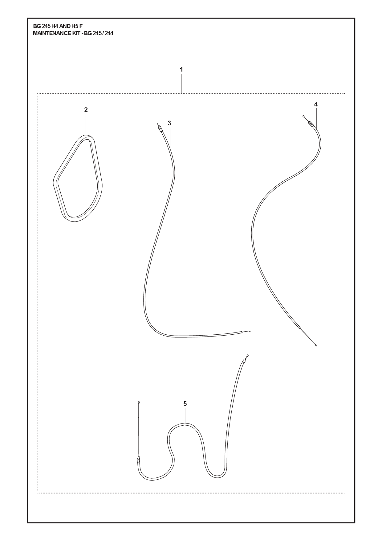 MAINTENANCE KIT diagram