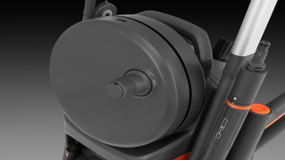 Pressure washer hose reel with support guide