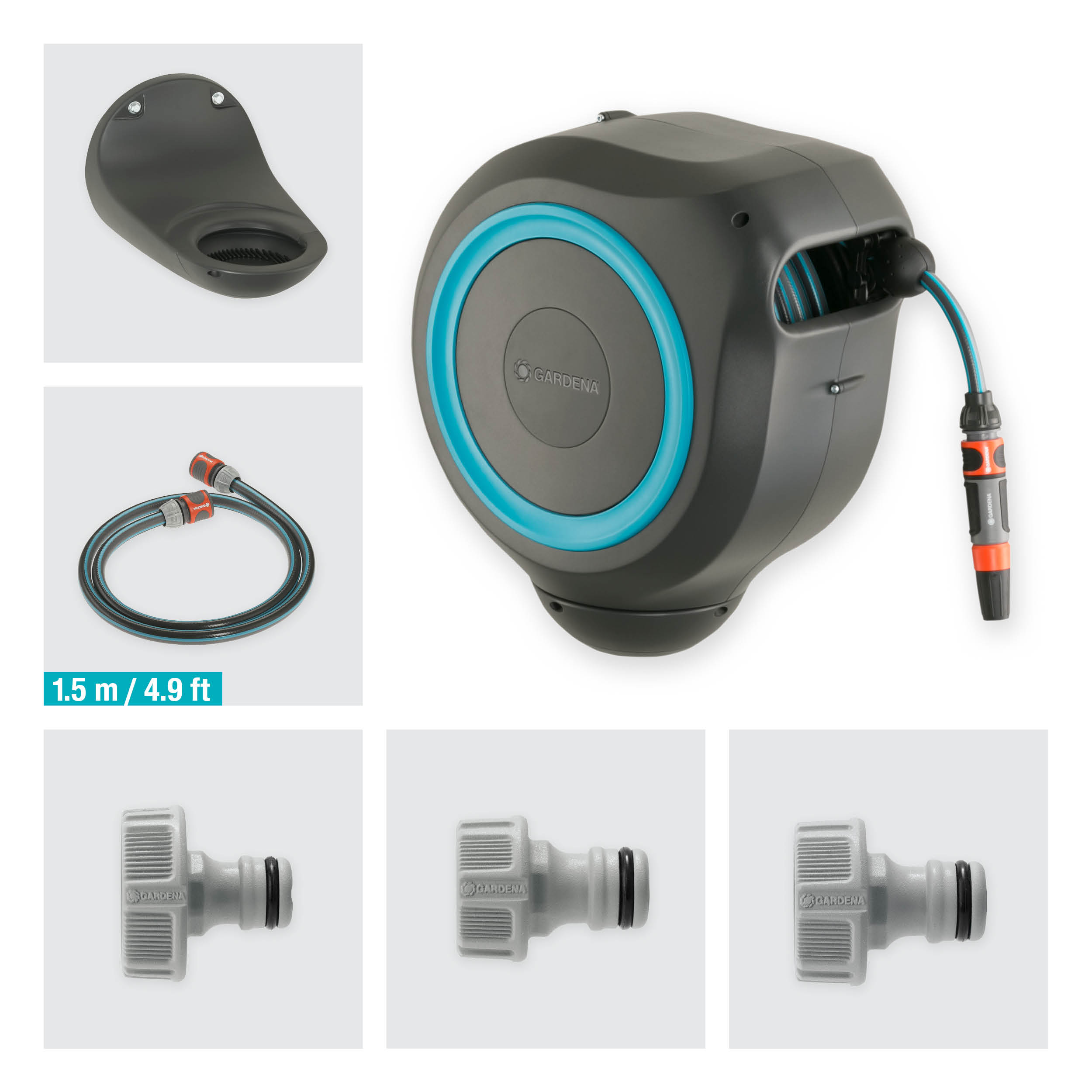 Seinale kinnitatav voolikupool RollUp M