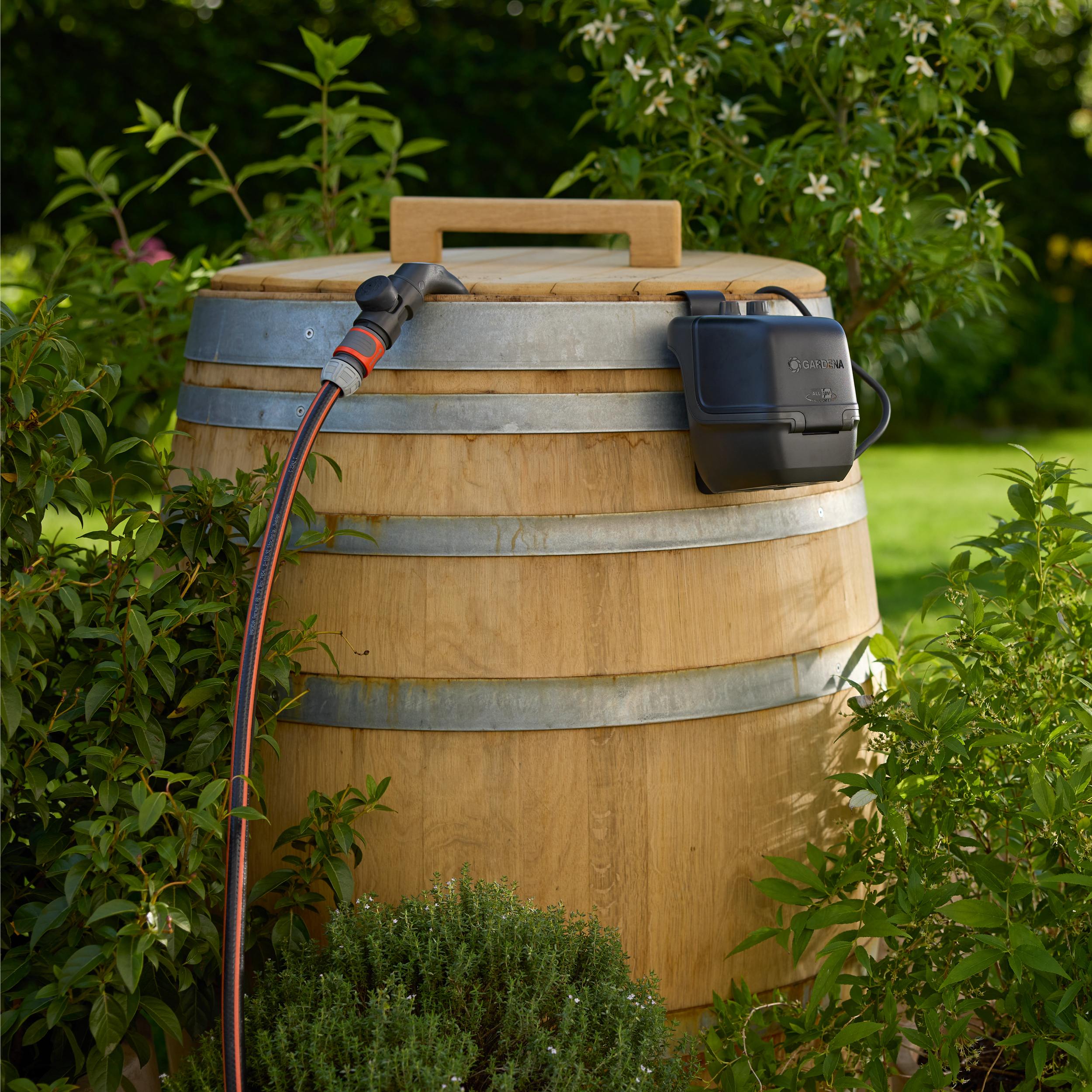 Pompa per Cisterna a batteria 2400 Comfort Automatic 18V P4A Solo, Pompe