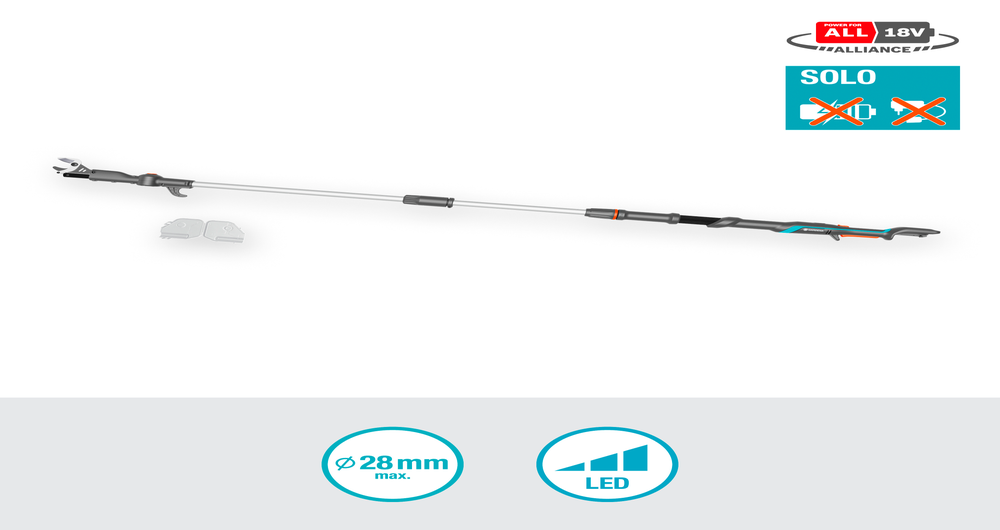 Battery Telescopic Pruning Loppers HighCut 250/18V P4A solo