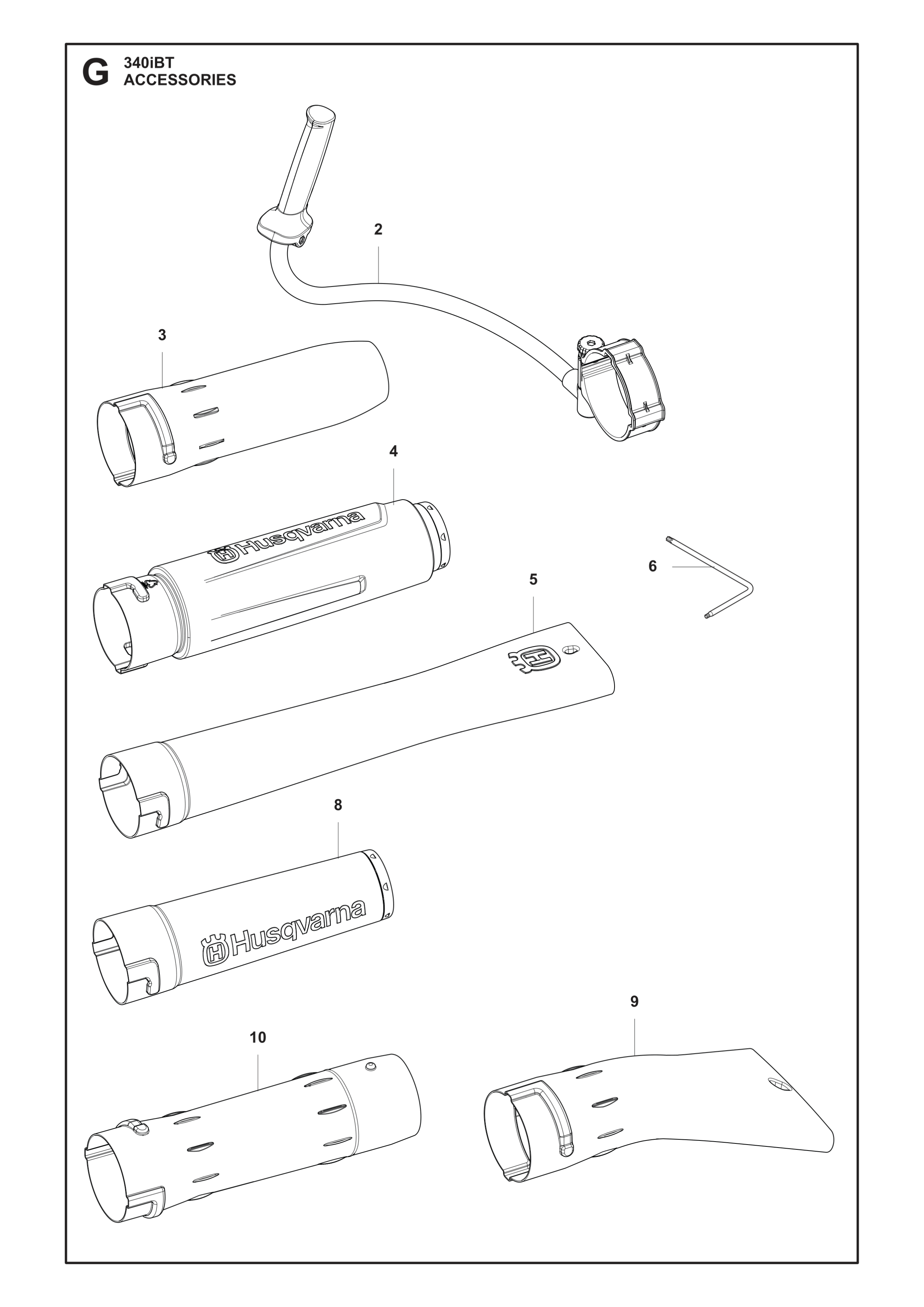 Parts, manuals and support for 340iBT | Husqvarna ZA