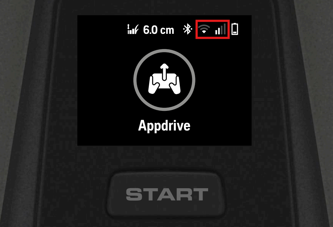 Displayet på klipperen med visning av signalstreker