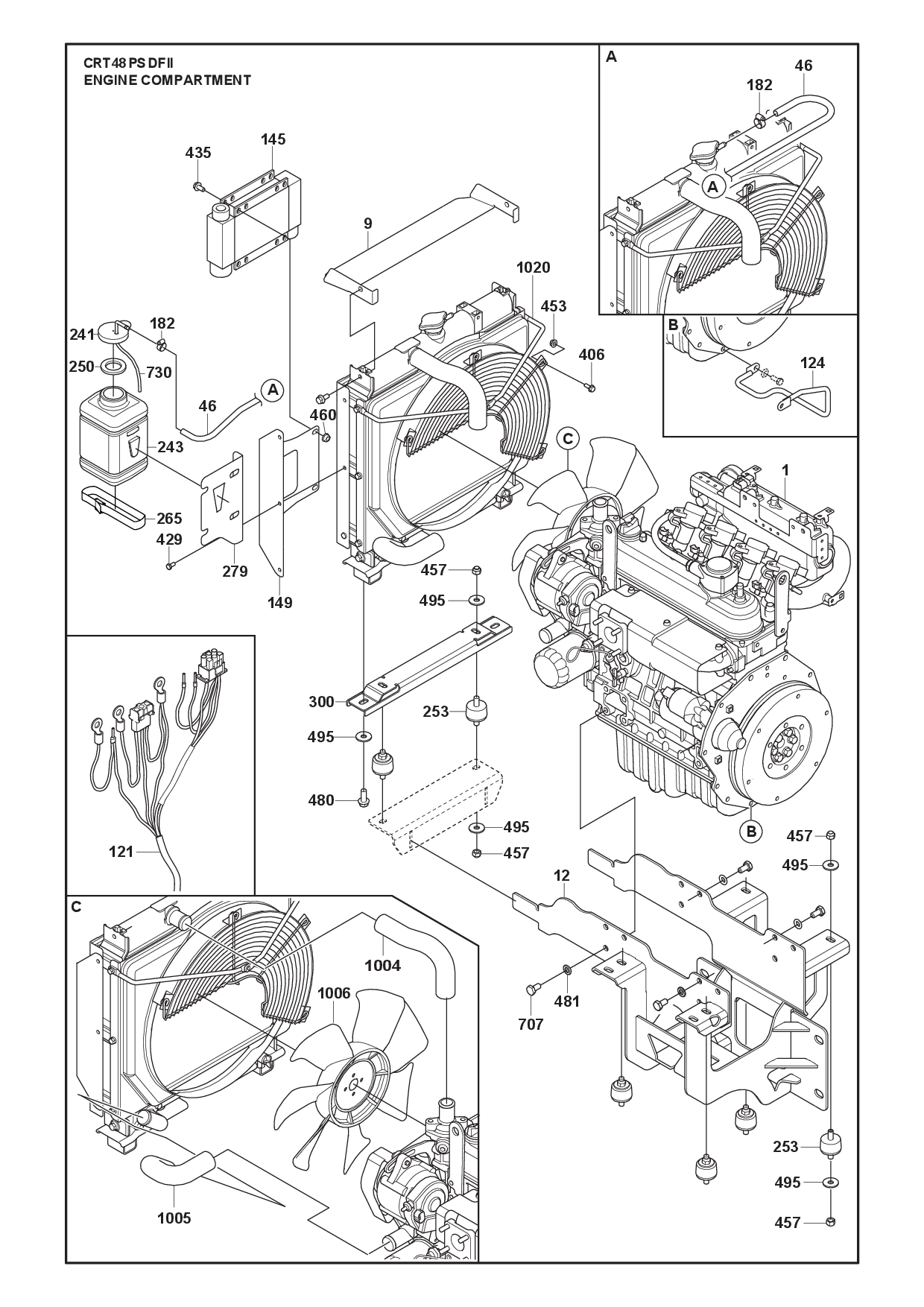 ENGINE COMPARTMENT diagram