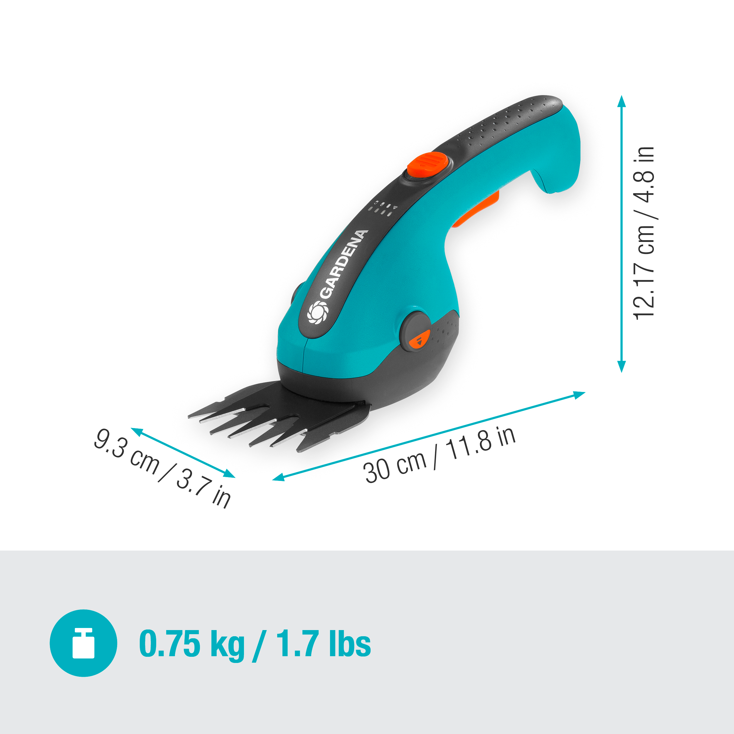 Kit cisaille &agrave; gazon ClassicCut Li + lame taille-buissons