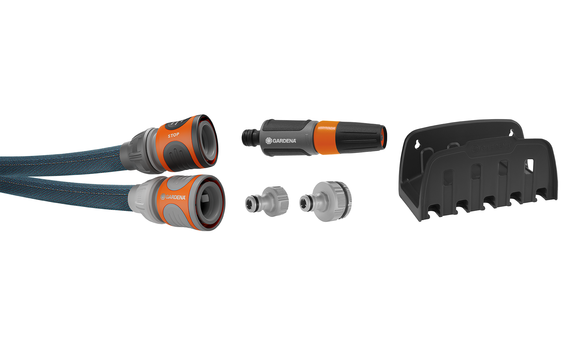 Textilschlauch Liano&trade; Xtreme 15 m Set, mit Wandschlauchhalter