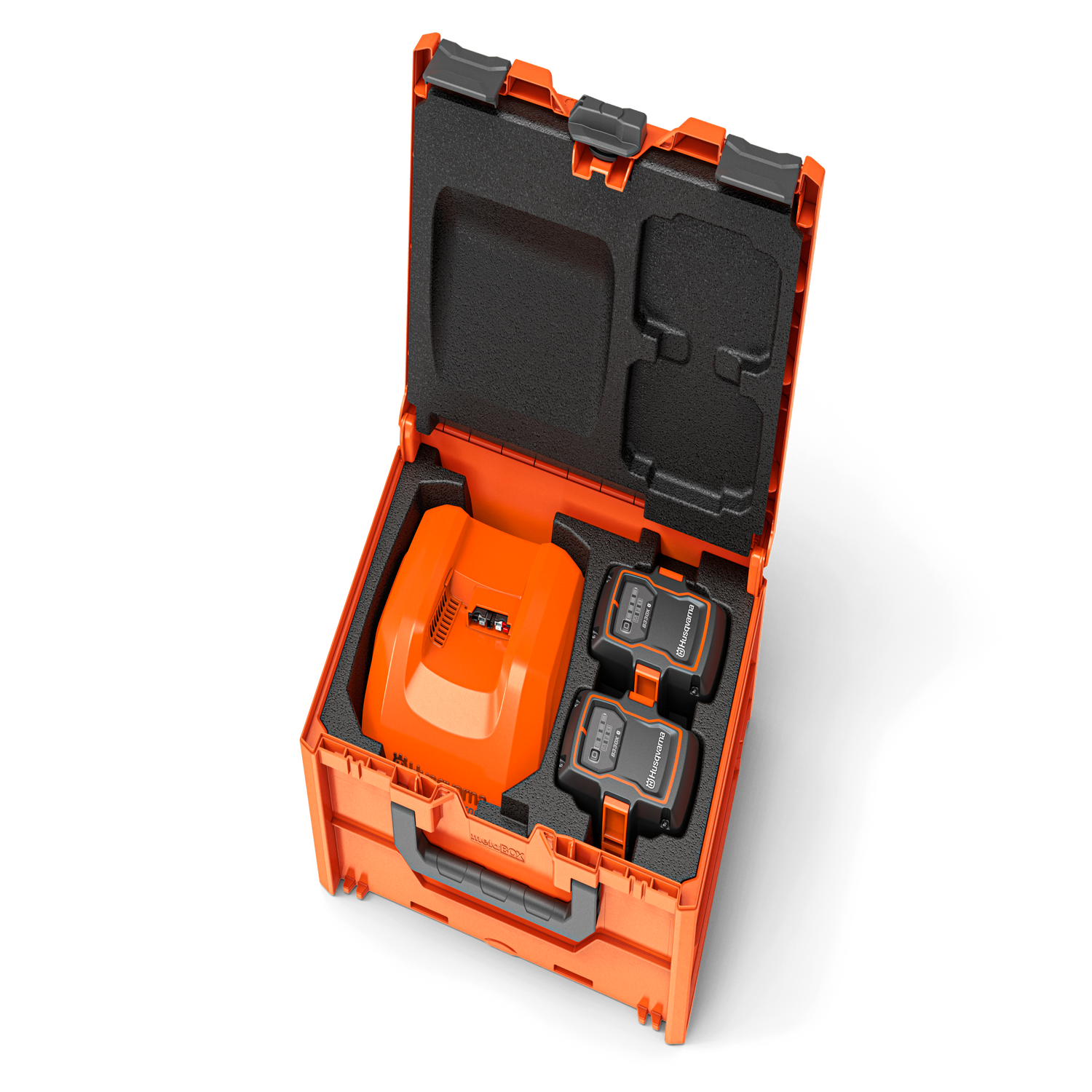 Husqvarna Akku Set 2x B 220X, 1x Ladegerät C500X, 1x Transportbox M - Bild 3