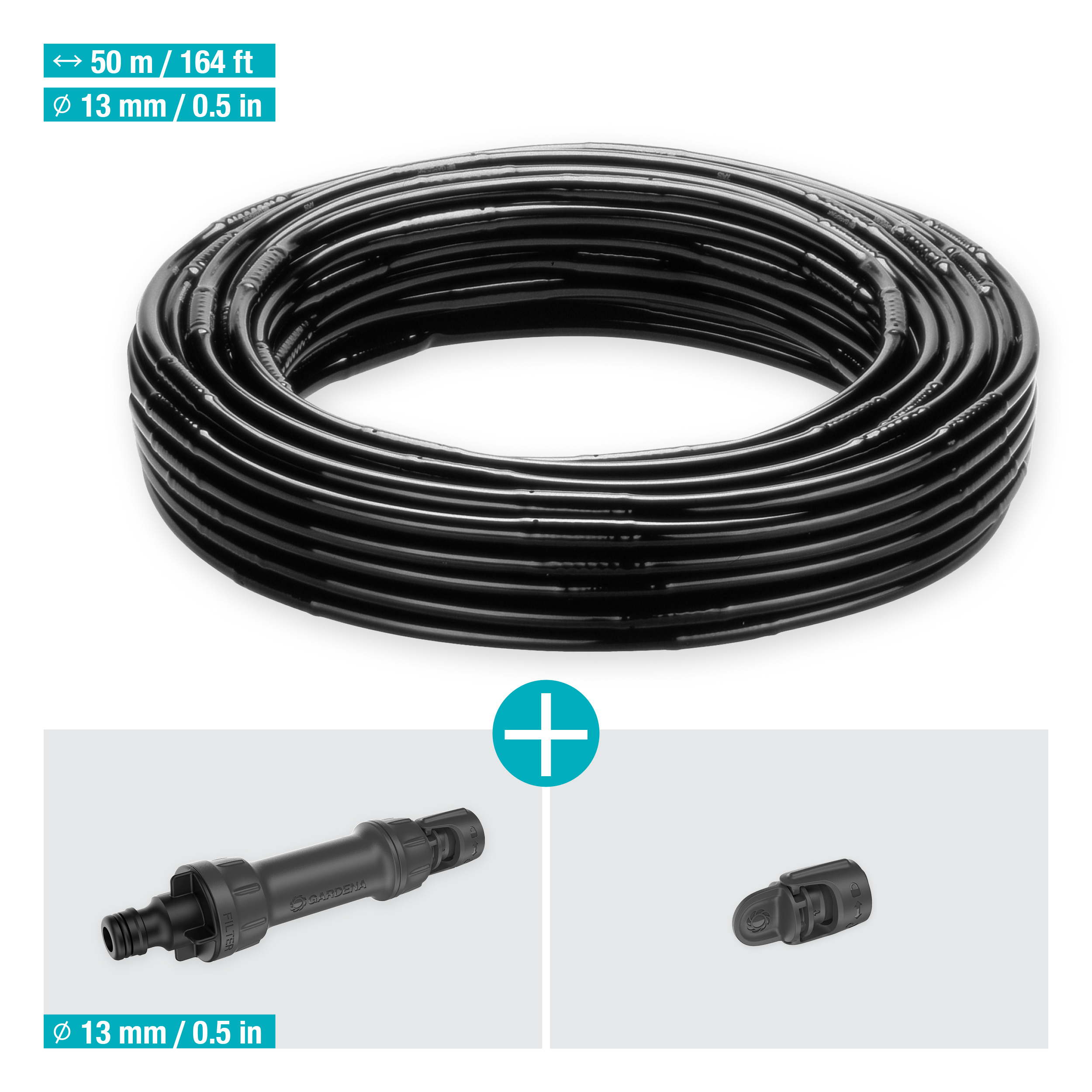 Комплект для живої огорожі/кущів з мікрокрапельним зрошенням (50 м)