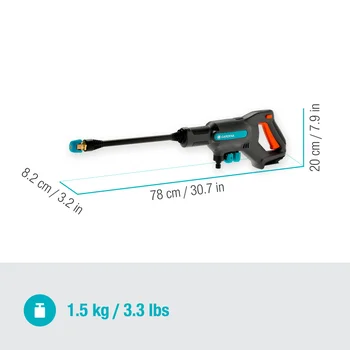 Nettoyeur Haute Pression Gardena AquaClean 24/18V P4A – Sur Batterie, 24 Bars, 250 l/h - vue 8