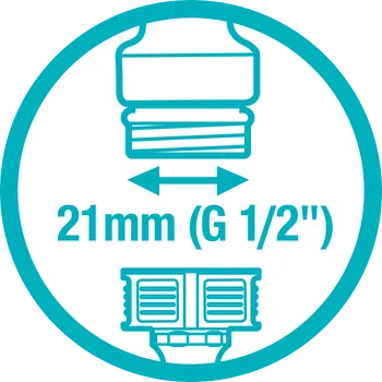 Nez de robinet anti éclaboussures GARDENA 18220 26 21 mm G 12 - vue 9