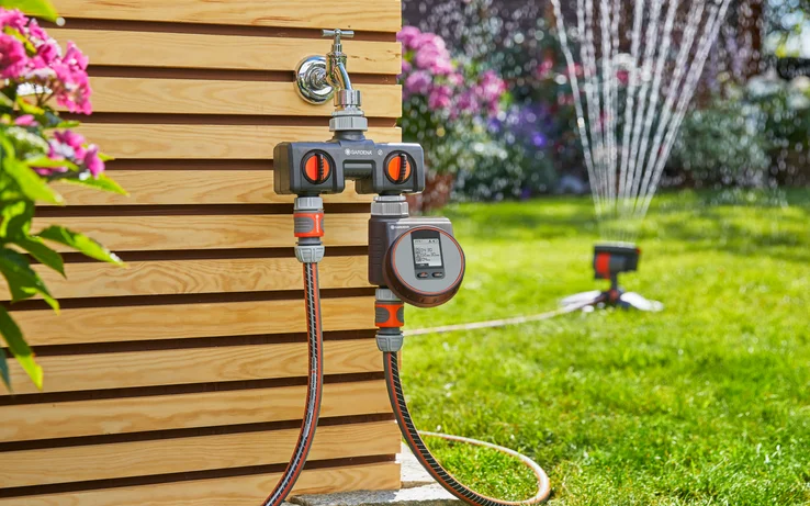 Système D'Arrosage Rétractable 2 Pièces - Arroseur Enterré Rotatif Pour Pelouse Et Jardin