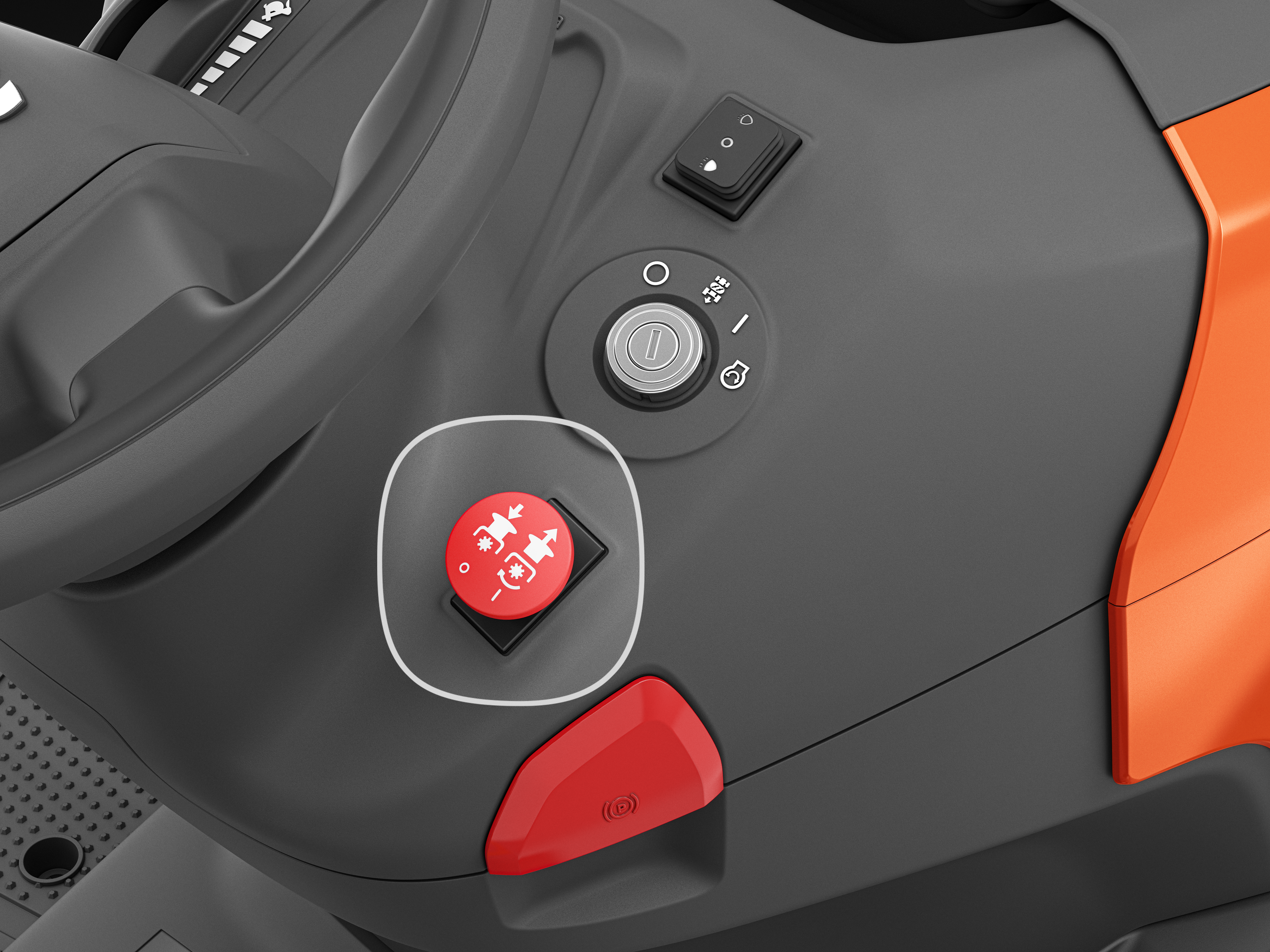 Electric engagement of cutting blades