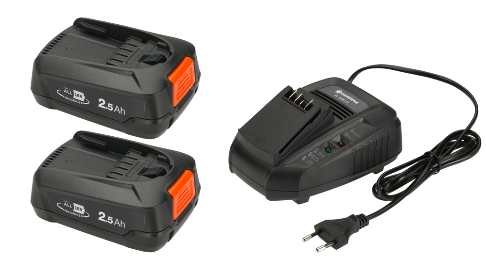 Starter-Set P4A 2 x PBA 18V/45 + AL 1830 CV